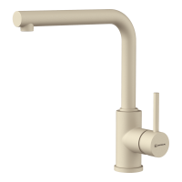 Смеситель для кухни Omoikiri NAKAGAWA BE-P, 4974308, ваниль