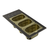Контейнер Omoikiri DC-02-3 LG, 4999080, светлое золото