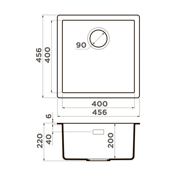 Мойка кухонная Omoikiri  YAMAKAWA 45T INTEGRA-WH 4997255, белый