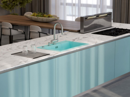 Смеситель для кухни Omoikiri AKITA-S IB 4994438, indigo blue матовый