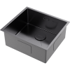 Мойка кухонная Omoikiri Taki 49-U/IF-GM 4973524, вороненая сталь
