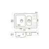Мойка кухонная Omoikiri Sagami 79-2 IN 4993733, нержавеющая сталь