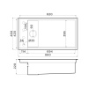 Мойка кухонная Omoikiri KINARU PRO 86-U/I WG 4993202, wind green