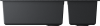 Мойка кухонная Omoikiri TEDORI 85-2-U BL 4993940, черный