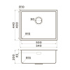 Мойка кухонная Omoikiri Tadzava 54-U/I ULTRA 15 IN 4997116, нержавеющая сталь