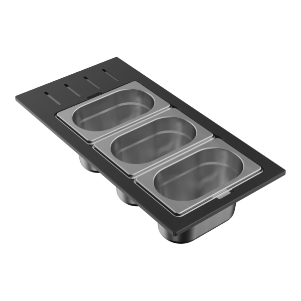 Контейнер Omoikiri DC-02-3 IN, 4999078, нержавеющая сталь