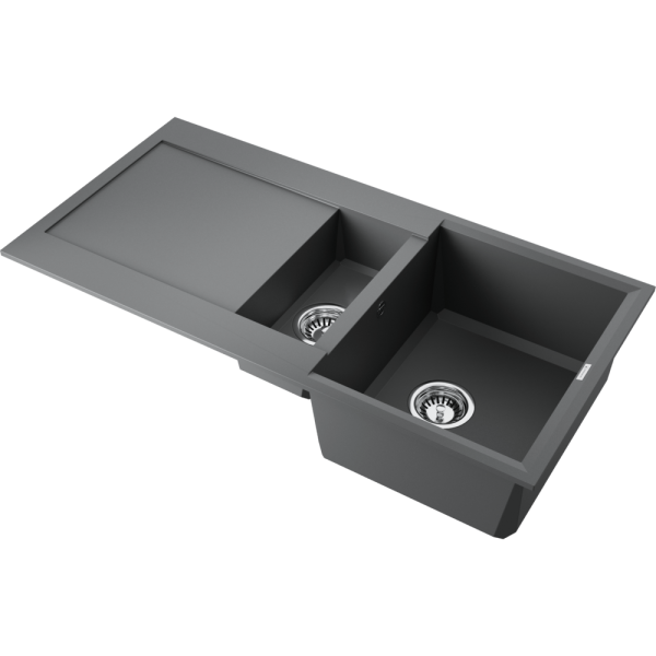 Мойка кухонная Omoikiri SAKAIME 100-2-PL 4993899, платина