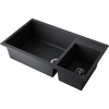 Мойка кухонная Omoikiri TEDORI 86-2-LB-BL 4993932, черный
