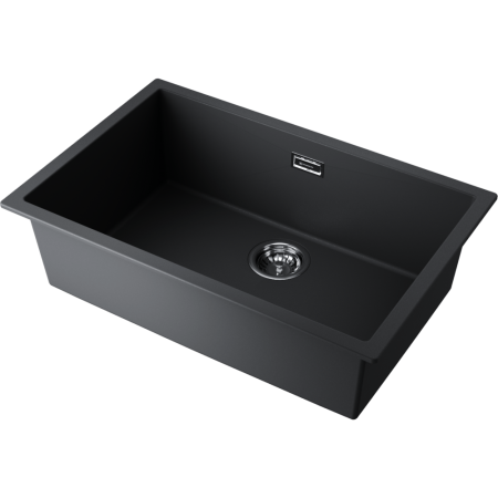 Мойка кухонная Omoikiri Yamakawa 75T-U/I BL 4993437, черный