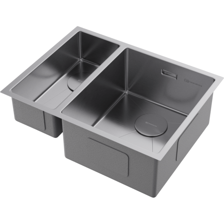 Мойка кухонная Omoikiri Taki 58-2-U/IF IN-R 4993767, нержавеющая сталь
