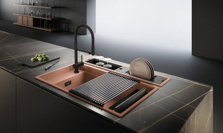 Мойка кухонная Omoikiri KINARU PRO 86-U/I WG 4993202, wind green