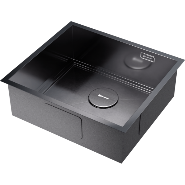 Мойка кухонная Omoikiri Kasen 49-16 INT GM 4997055, вороненая сталь
