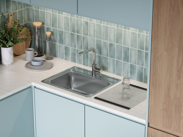 Смеситель для кухни Omoikiri NAKAGAWA WH-P, 4974310, белый