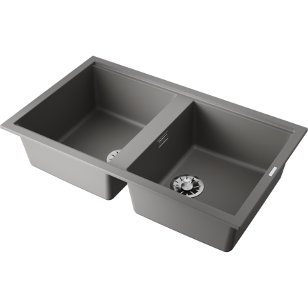 Мойка кухонная Omoikiri Kitagawa 86-2 GR 4993491, Leningrad grey