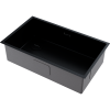 Мойка кухонная Omoikiri Taki 74-U/IF-L Side gb 4997473, графит