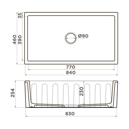 Мойка кухонная Omoikiri Mikura 83 SB 4997083, синий
