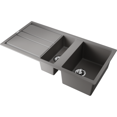 Мойка кухонная Omoikiri Kitagawa 100-2 GR 4993804, Leningrad grey