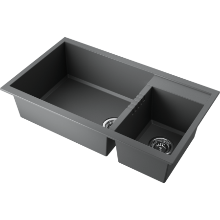 Мойка кухонная Omoikiri TEDORI 86-2-LB-PL 4993939, платина