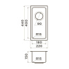 Мойка кухонная Omoikiri Tadzava 22-U/I ULTRA 15 IN 4997112, нержавеющая сталь