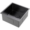 Мойка кухонная Omoikiri Taki 44-U/IF-GM 4973521, вороненая сталь