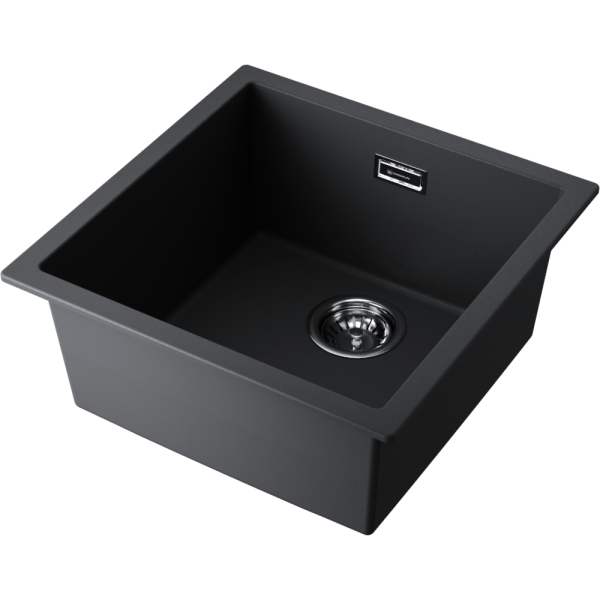 Мойка кухонная Omoikiri Yamakawa 45T-U/I BL 4993302, черный