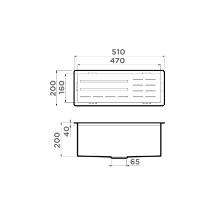 Встраиваемая сушка для посуды Omoikiri DRY-04 lg 4999130, светлое золото