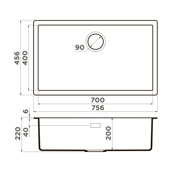 Мойка кухонная Omoikiri YAMAKAWA 75T INTEGRA-WH 4997279, белый