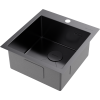 Мойка кухонная Omoikiri AKISAME 46 GM 4973095, вороненая сталь