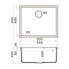 Мойка кухонная Omoikiri BOSEN 54-U WH 4993164, белый