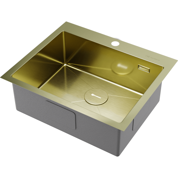 Мойка кухонная Omoikiri AKISAME 59 LG 4973082, светлое золото