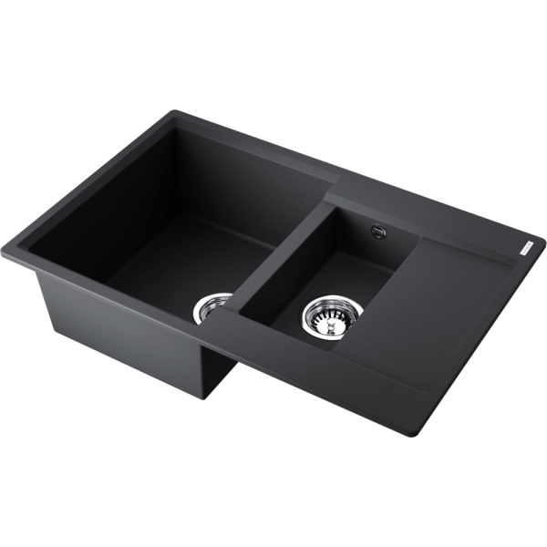 Мойка кухонная Omoikiri DAISEN 78-2T BL 4993535, черный