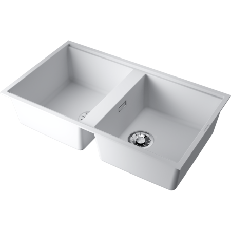 Мойка кухонная Omoikiri Kitagawa 83-2-U wh 4993809, белый