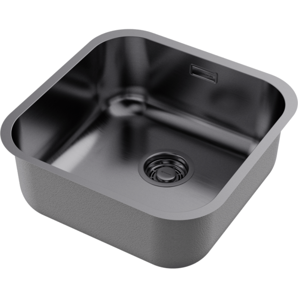 Мойка кухонная Omoikiri OMI 44 GM 4993191, вороненая сталь