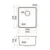Мойка кухонная Omoikiri OMI 37-U/I ULTRA-LG 4997400, светлое золото