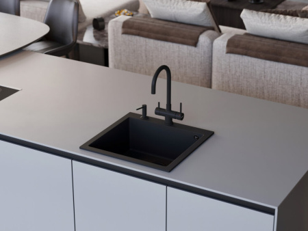 Смеситель для кухни Omoikiri AKITA 4994086, нержавеющая сталь