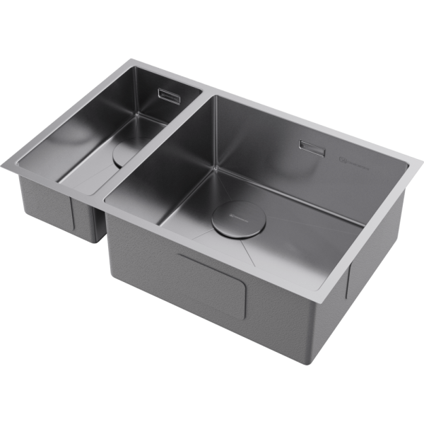Мойка кухонная Omoikiri TAKI 69-2-U/IF SIDE IN-R 4993182, нержавеющая сталь