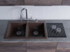 Смеситель для кухни Omoikiri AKITA-S IB 4994438, indigo blue матовый