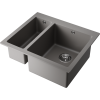 Мойка кухонная Omoikiri BOSEN 59-2A GR 4993822, Leningrad grey