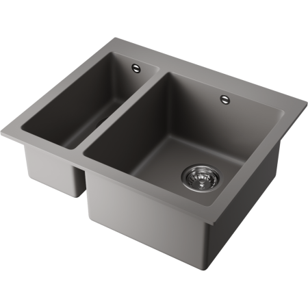 Мойка кухонная Omoikiri BOSEN 59-2A GR 4993822, Leningrad grey