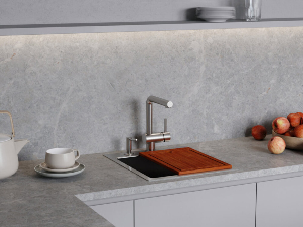 Смеситель для кухни Omoikiri TANIGAWA C, 4994240, хром