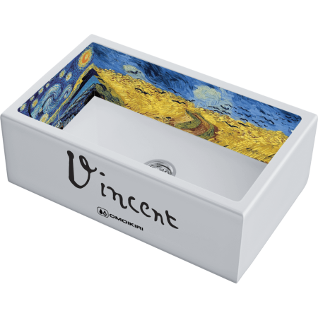 Мойка кухонная Omoikiri MIKURA 76-VANGOGH 4993024, белый