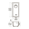 Мойка кухонная Omoikiri BOSEN 20-U BE 4993154, ваниль