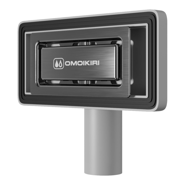 Универсальный перелив для моек Omoikiri OV-02 GM, 4956722, вороненая сталь