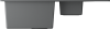 Мойка кухонная Omoikiri DAISEN 78-2T PL 4993533, платина