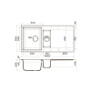 Мойка кухонная Omoikiri SAKAIME 100-2-BL 4993892, черный