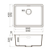 Мойка кухонная Omoikiri Kata 54-U-SA 4993424, бежевый