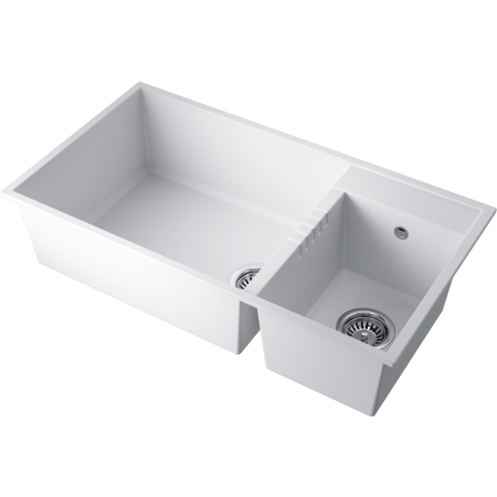 Мойка кухонная Omoikiri TEDORI 85-2-U WH 4993943, белый
