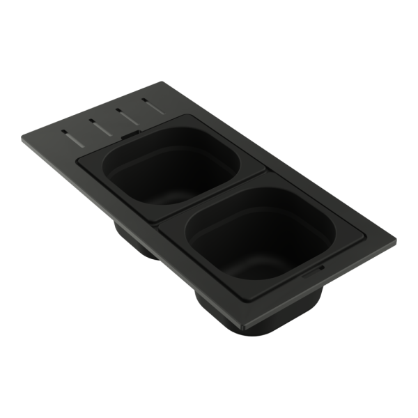 Контейнер Omoikiri DC-02-2 GB, 4999076, графит