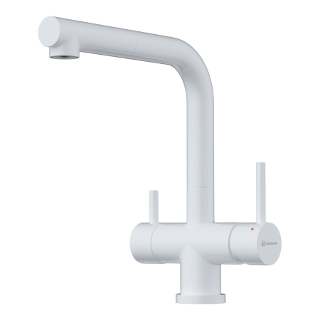 Смеситель для кухни Omoikiri TAKAMATSU-S PW 4994357, белый