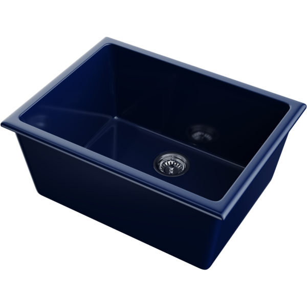 Мойка кухонная Omoikiri Okinoshima 61-U/I IB-GLOSSY 4911261, indigo blue глянцевый